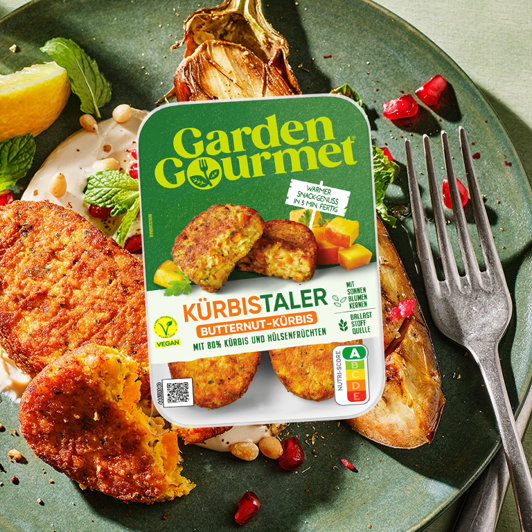 Garden Gourmet Kürbistaler