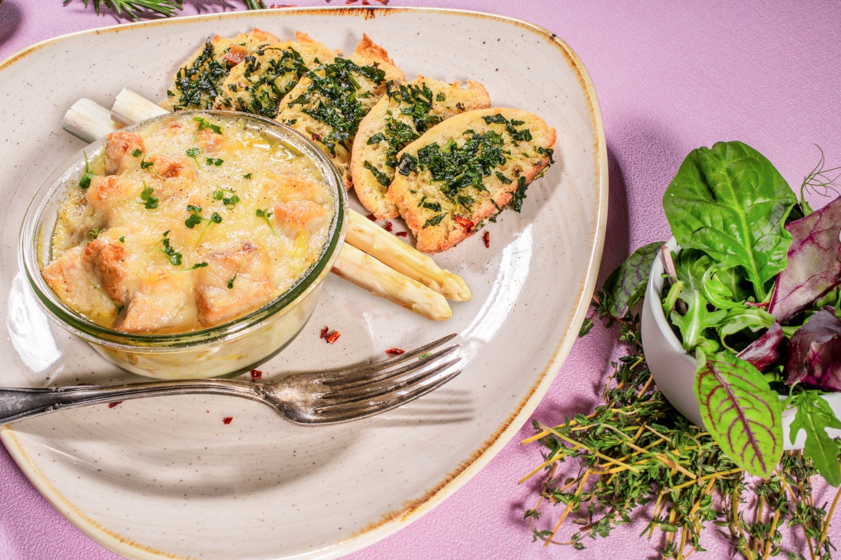 Ragout fin von Veganen Filet-Stückchen Hähnchen Art