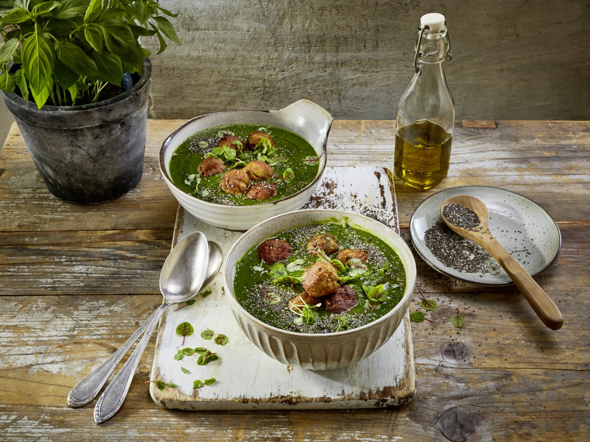 Gemüsebällchen Veggie Soup