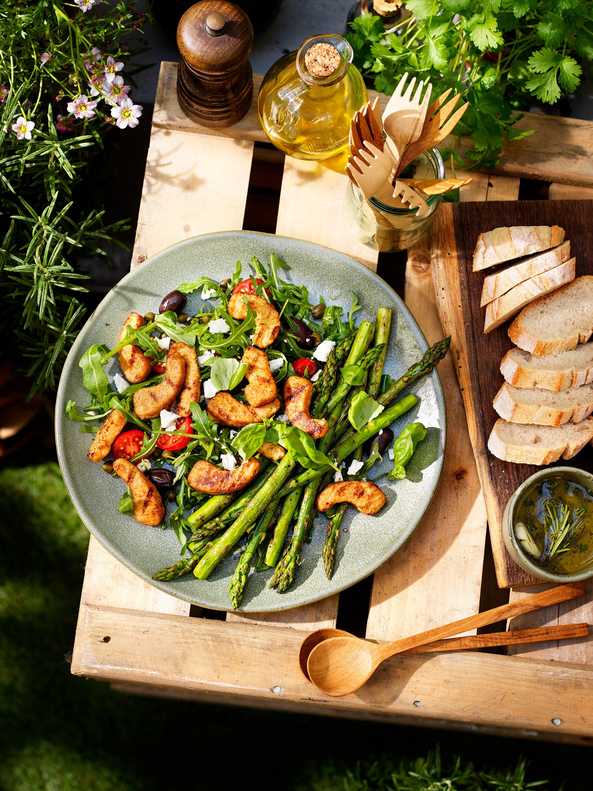 Garden Gourmet BBQ Chargrilled Pieces Salad