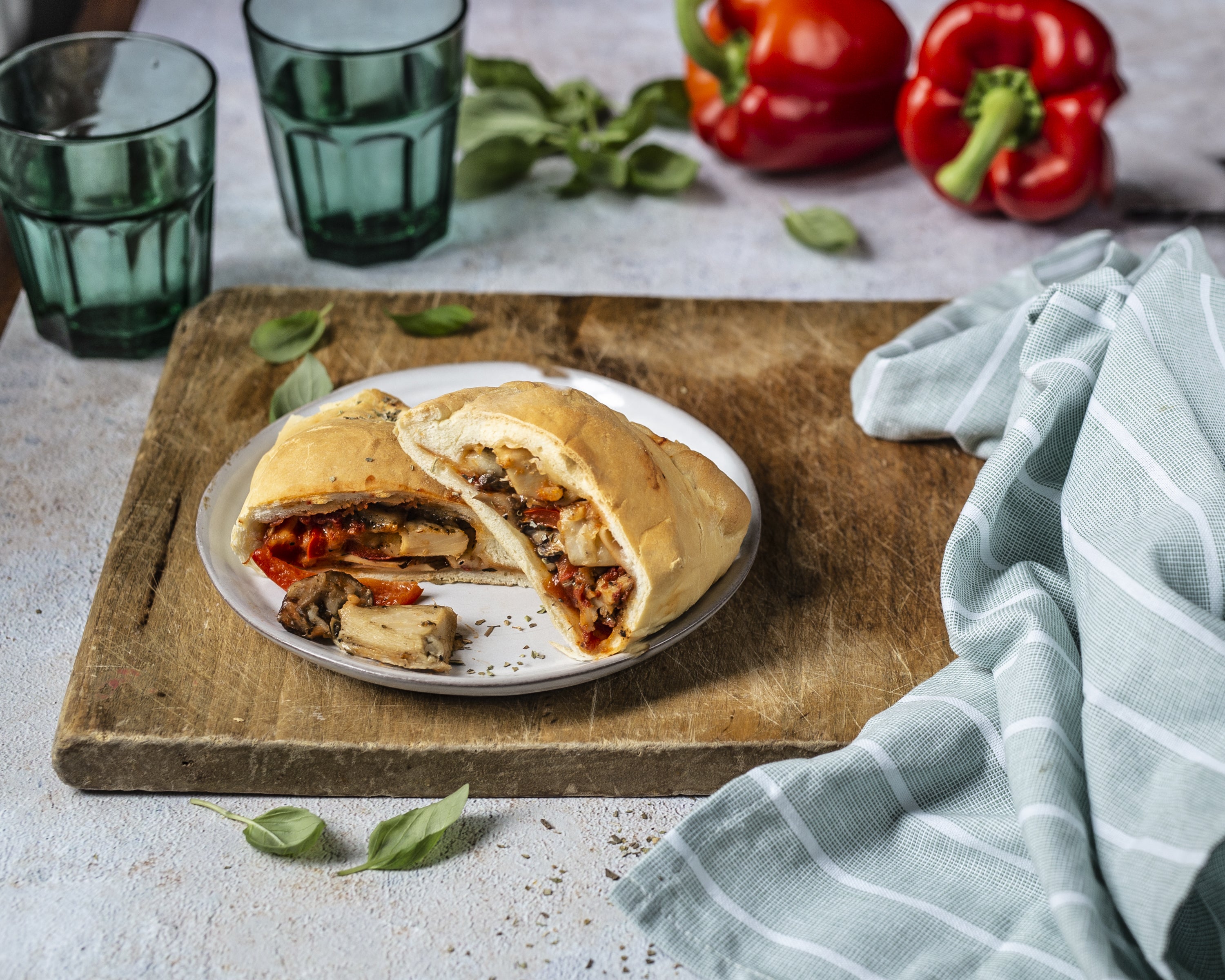 Vegane Italienische Calzone
