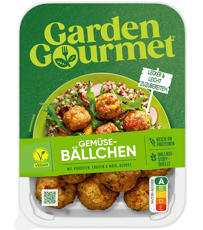 Garden Gourmet vegane Gemüsebällchen