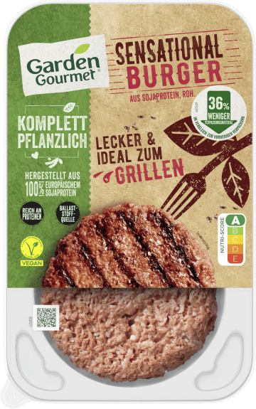 Garden Gourmet Sensational Burger Major Planet 