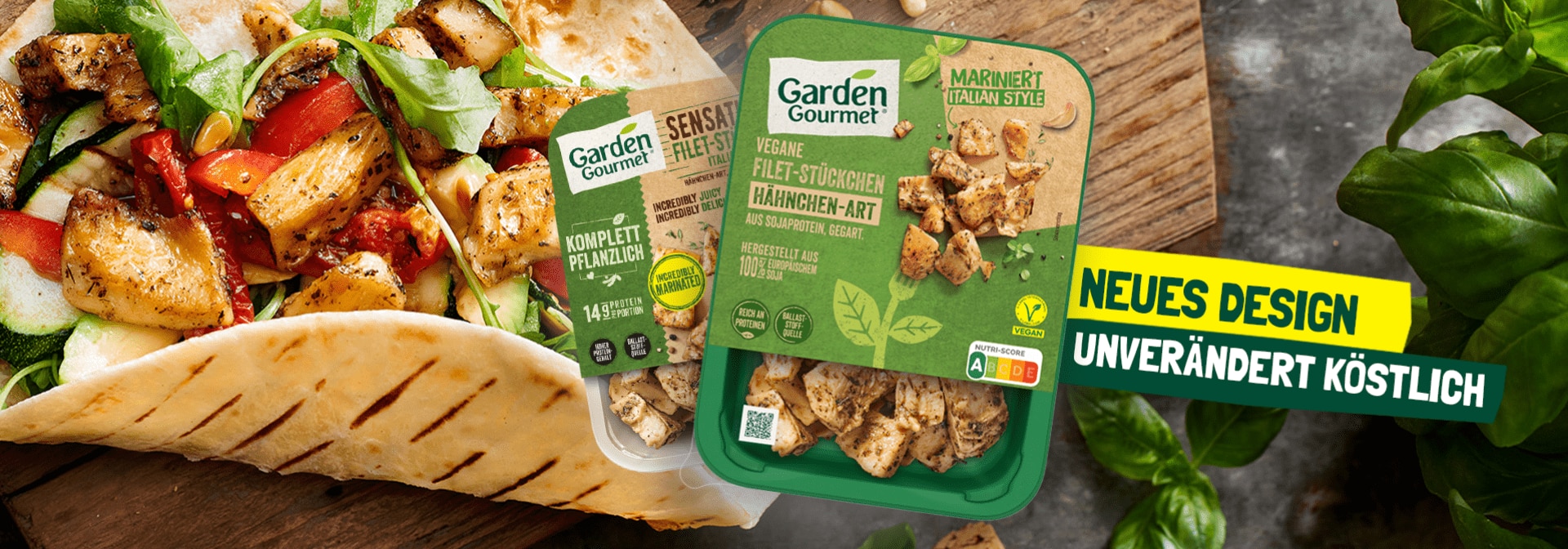 Filet-Stückchen Italian Style Website Header