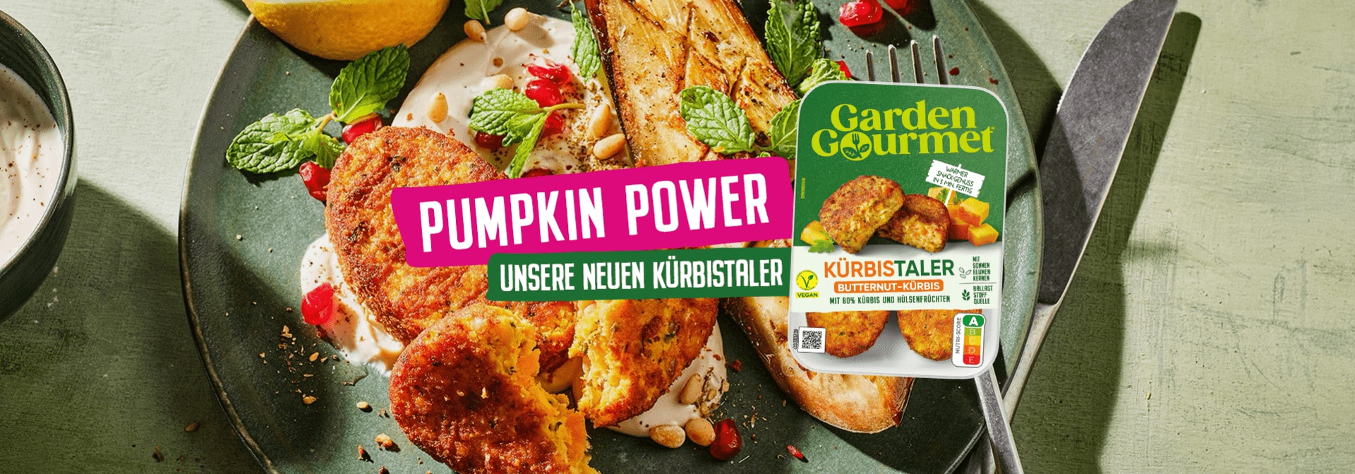 Garden Gourmet Kürbistaler