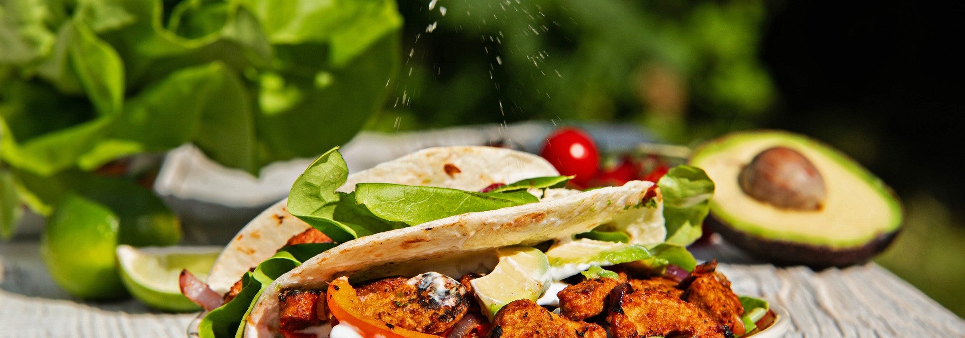 Avocado Wraps mit Filet-Streifen