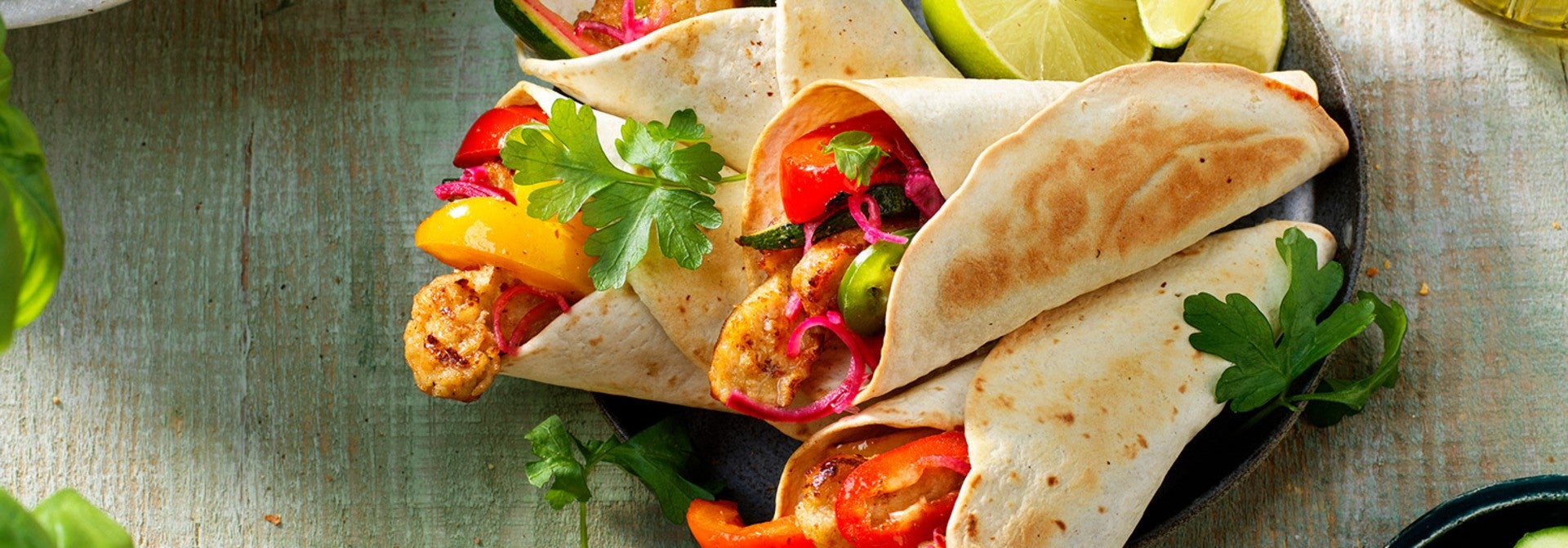 Mini Wraps mit Filet-Streifen