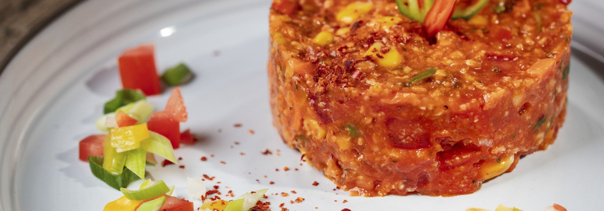 Chili sin Carne aus veganem Linsenburger