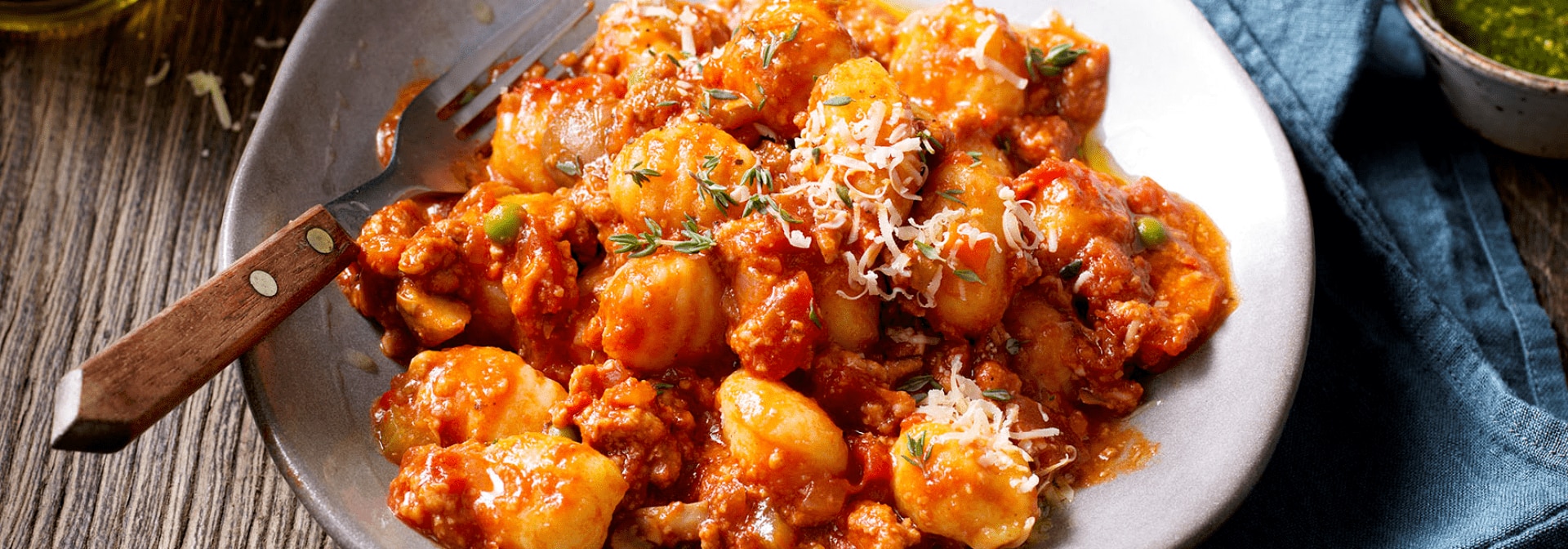 Gnocci Bolognese mit Sensational Hack