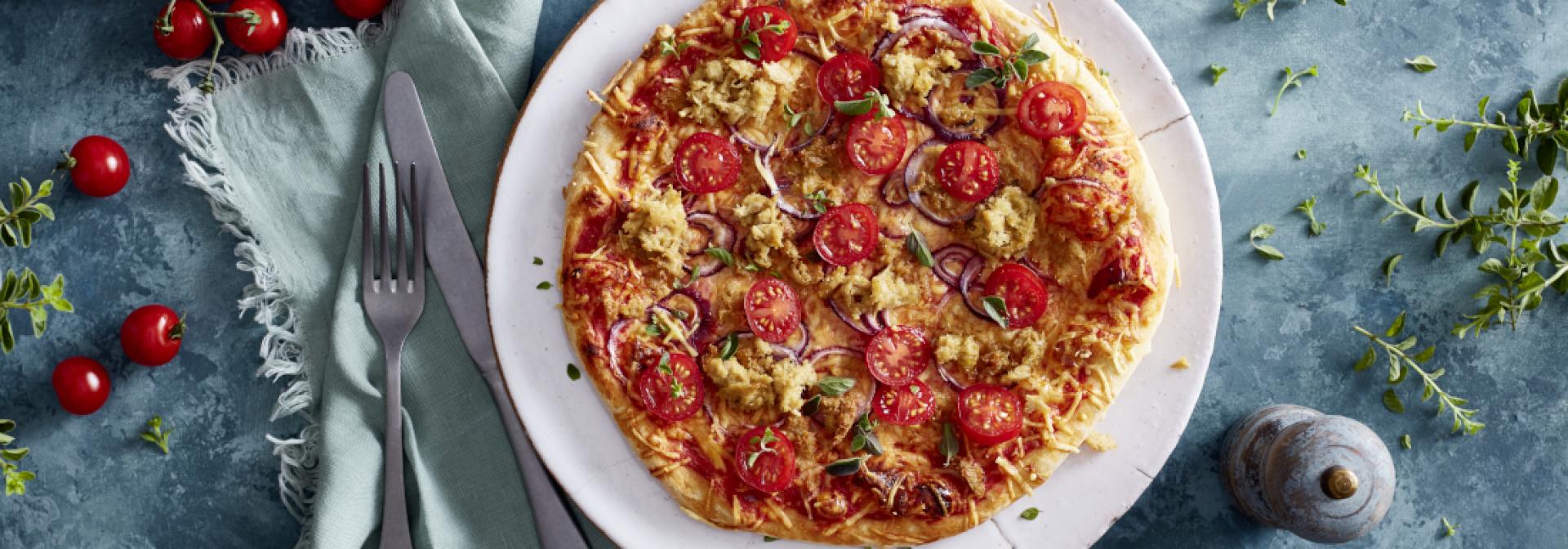 Pizza Tonno mit Thun-Visch