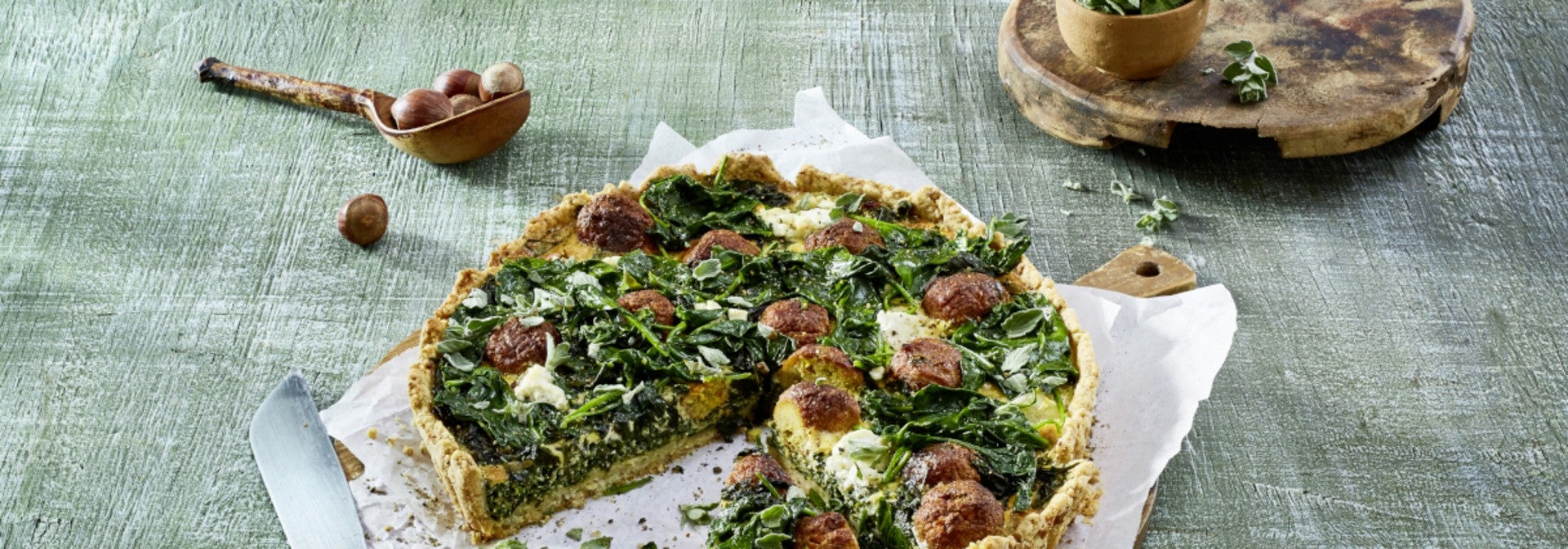 Gemüsebällchen Green Quiche