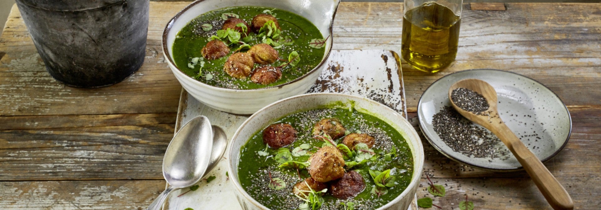 Gemüsebällchen Veggie Soup