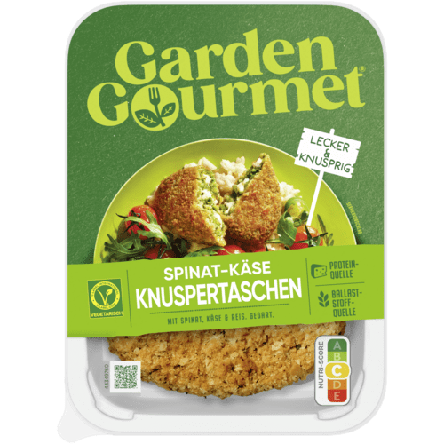 Spinat-Käse Knuspertaschen