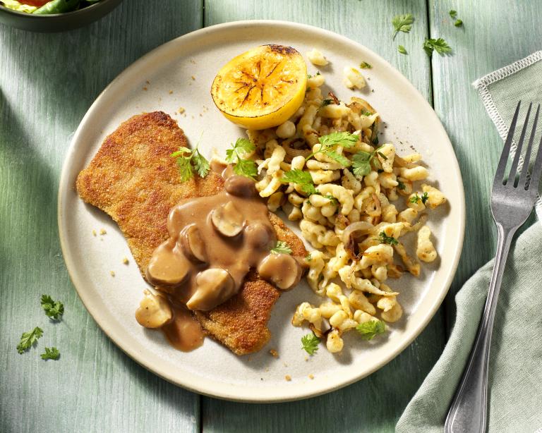 schnitzel spätzle