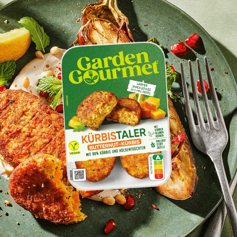 Garden Gourmet Kürbistaler