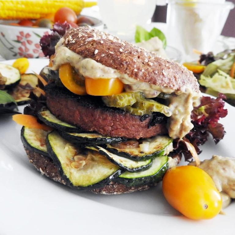 Kirschmarmeladen Burger Kirschmarmeladenburger
