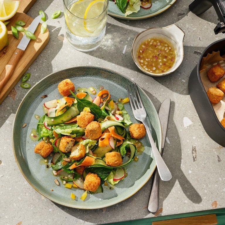 Crunchy Tofu Frühlingssalat