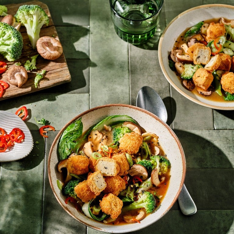 Crunchy Tofu Miso Suppe