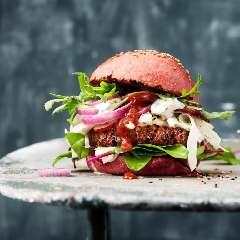 Pink Sensational Burger Garden Gourmet Sensational Burger 2.0