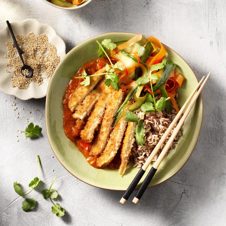 Curry mit Schnitzel 'Katsu' Curry mit Schnitzel 'Katsu'