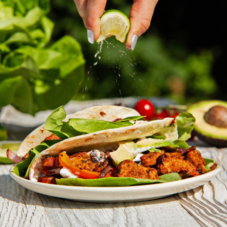 Avocado Fajitas Mexican Style Vegetarische Filet Streifen