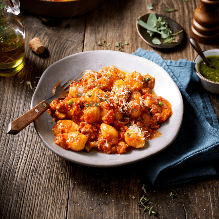 Gnocchi Bolognese mit Sensational Hack Gnocci Bolognese mit Sensational Hack