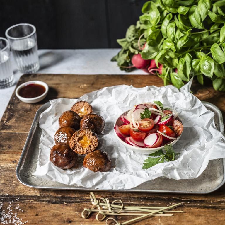 Texas Veggie Balls mit Sensational Hack Veggie Balls