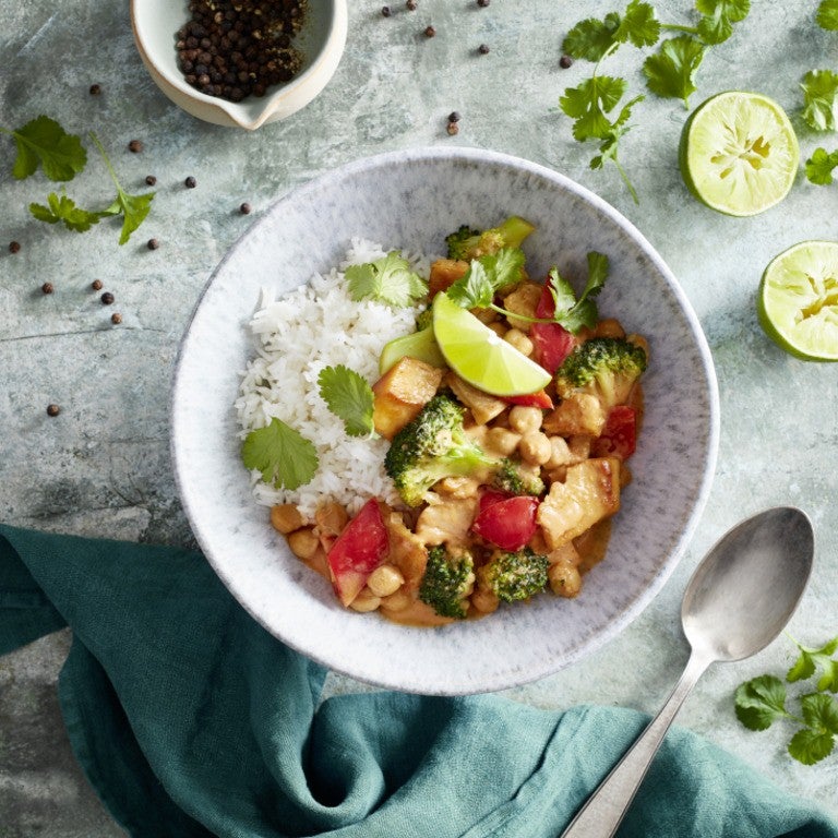 Thai-Curry mit Garden Gourmet Filet-Stückchen